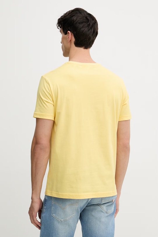 Odzież Gant t-shirt bawełniany 2003184 żółty