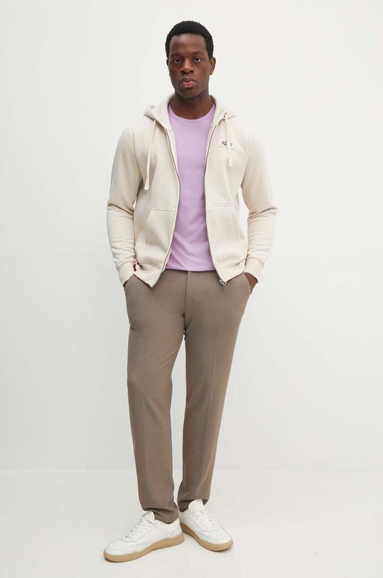 Bavlněné tričko Gant 2003184 růžová NC25