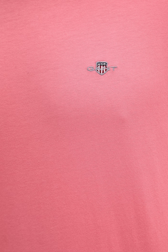 Bavlnené tričko Gant 2003184 ružová