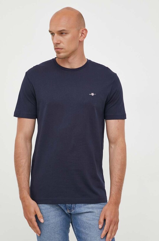 Gant tricou din bumbac uni bleumarin 2003184