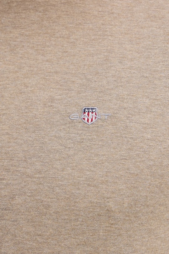 Gant t-shirt bawełniany 2003184 beżowy