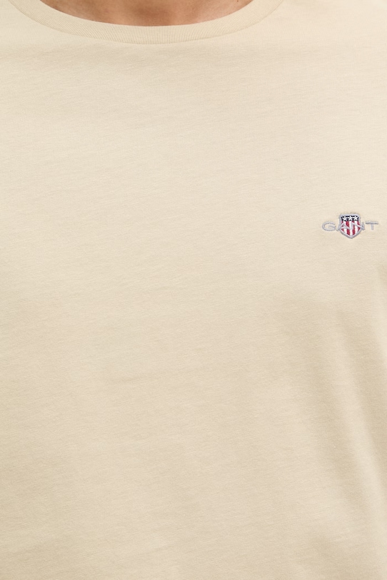 Gant póló férfi pamut 2003184 bézs