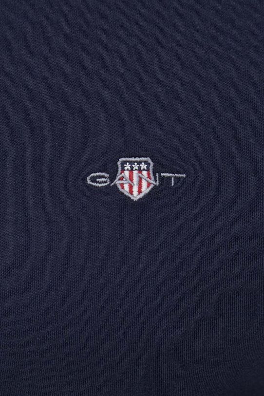 Gant t-shirt bawełniany granatowy 2003186