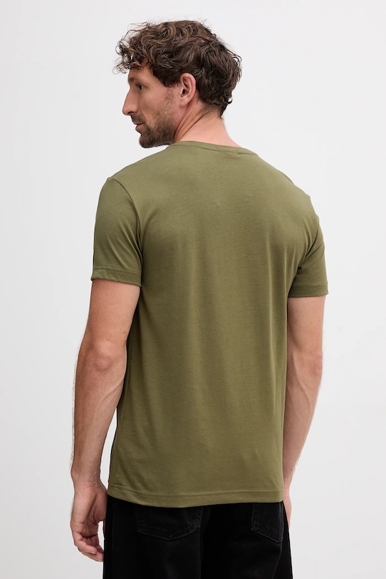 Odzież Gant t-shirt bawełniany 2003186 zielony