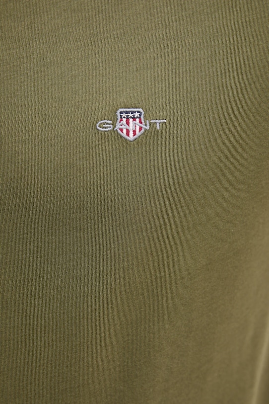 Gant t-shirt bawełniany 2003186 zielony
