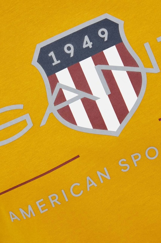 Gant t-shirt bawełniany 2003199 żółty