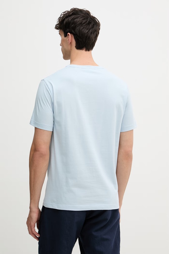 Odzież Gant t-shirt bawełniany 2003199 niebieski