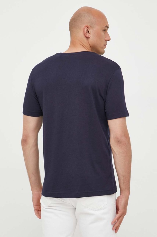 Îmbrăcăminte Gant tricou din bumbac 2003199 bleumarin