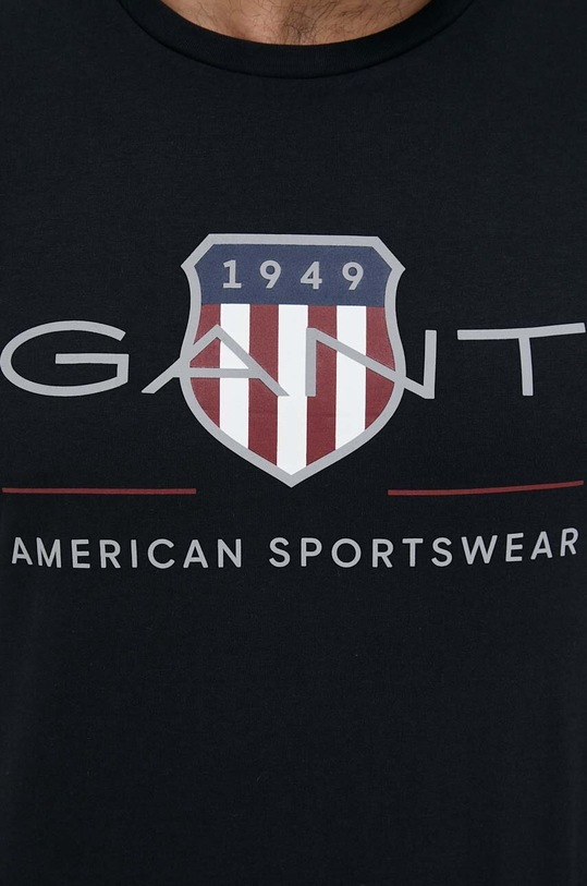 Gant tricou din bumbac negru 2003199