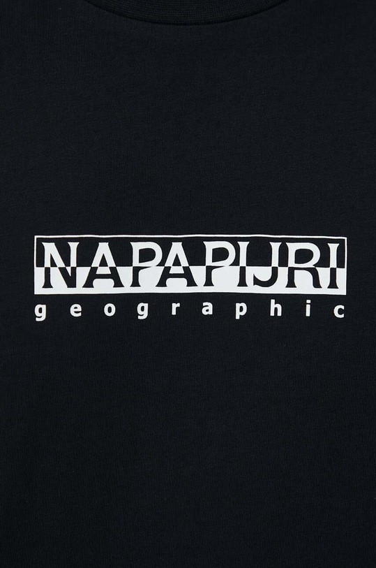 Napapijri t-shirt bawełniany S-Box NP0A4H8S0411 czarny