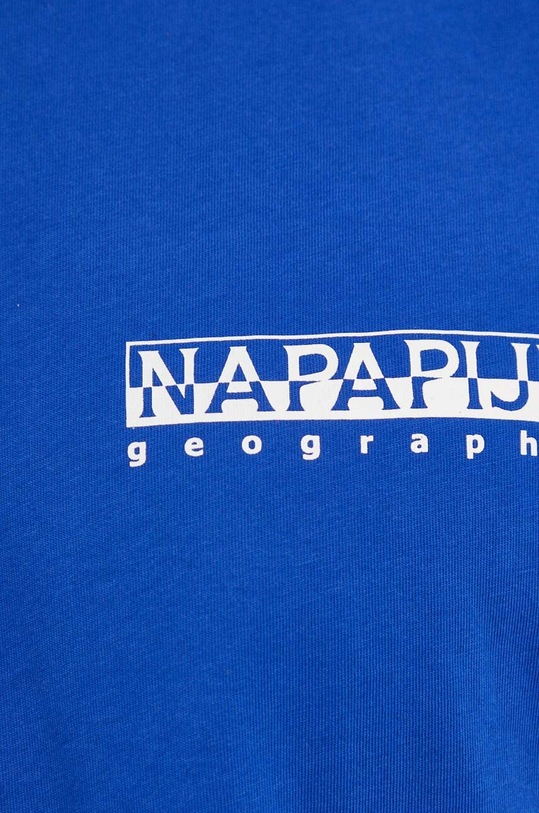 Napapijri t-shirt bawełniany NP0A4HFRB5A1 niebieski