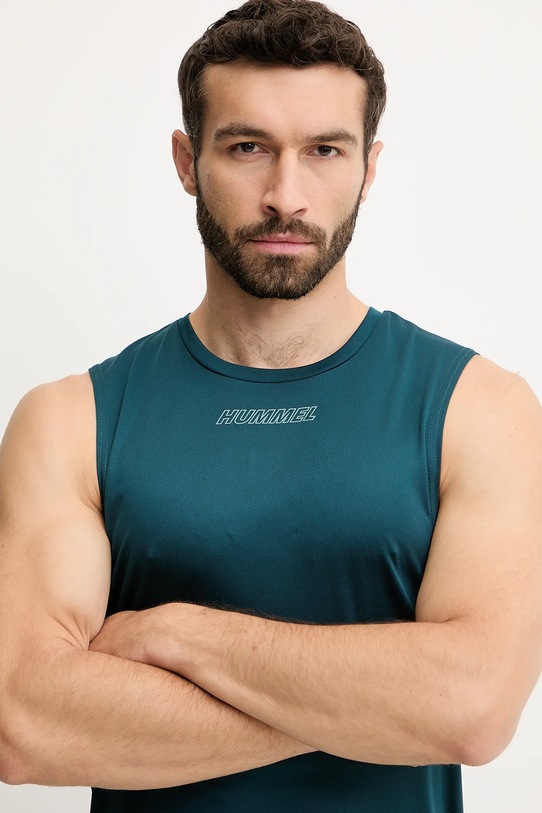 Tréninkové tričko Hummel Flex tyrkysová 219171