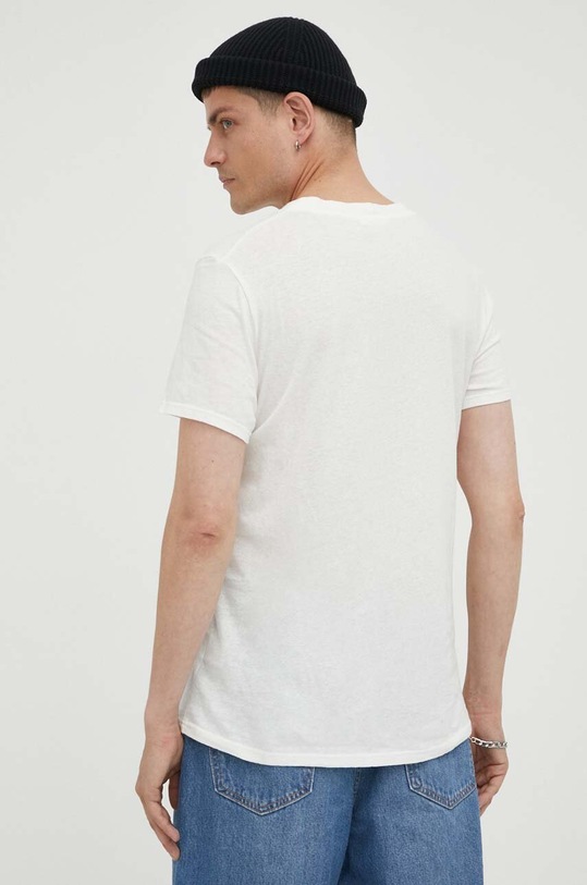 Îmbrăcăminte American Vintage tricou din bumbac MGAMI02AH23 bej