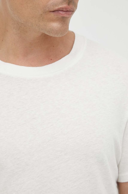 American Vintage tricou din bumbac MGAMI02AH23 bej