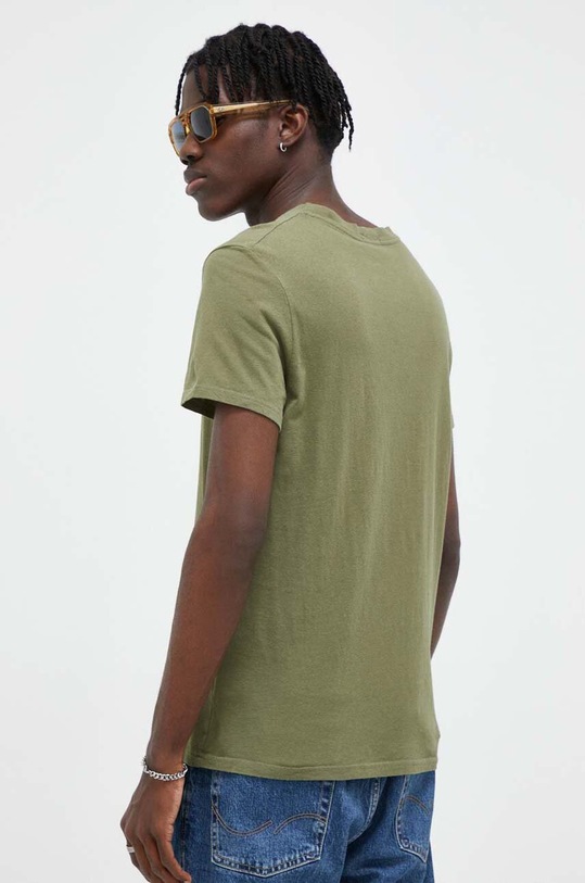 Ruházat American Vintage pamut póló MGAMI02AH23 zöld