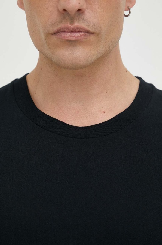 American Vintage t-shirt bawełniany MGAMI02AH23 czarny