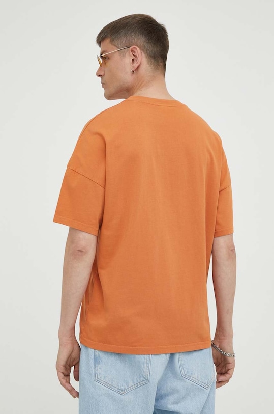 Oblečení Bavlněné tričko American Vintage MFIZ02AH23 oranžová