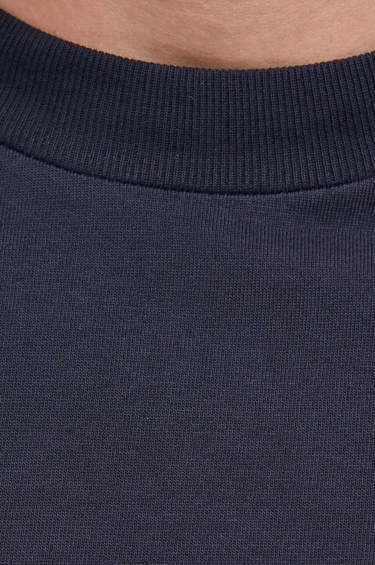 American Vintage pamut póló MFIZ02AH23 sötétkék