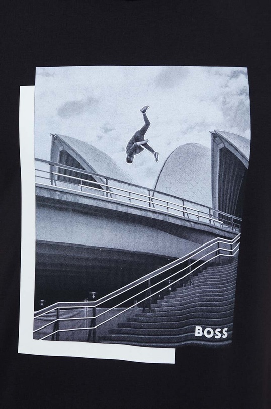 BOSS Green t-shirt BOSS GREEN 50507028 czarny