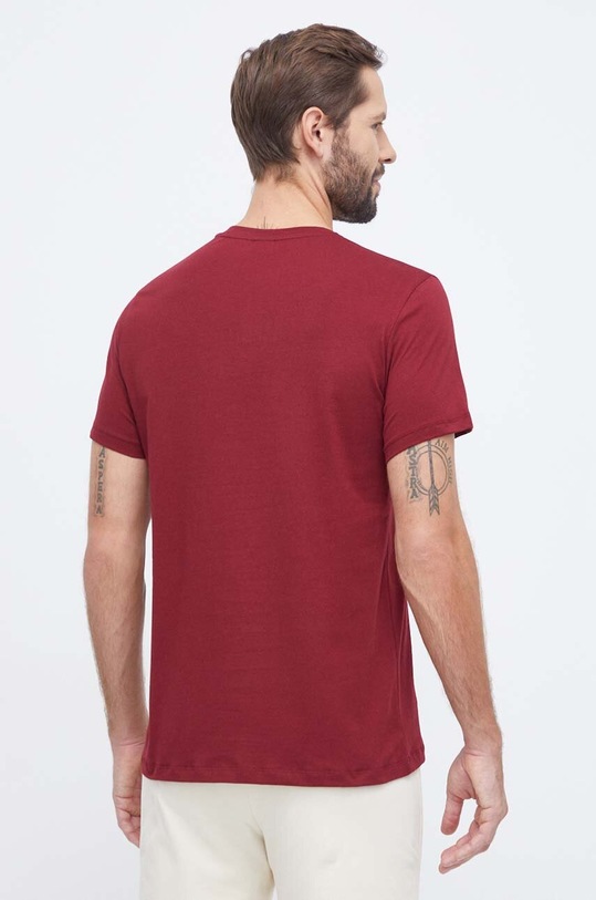 Odzież BOSS t-shirt bawełniany 50499335 bordowy