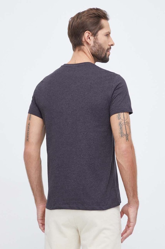 Βαμβακερό μπλουζάκι BOSS 50499335 γκρί AW23