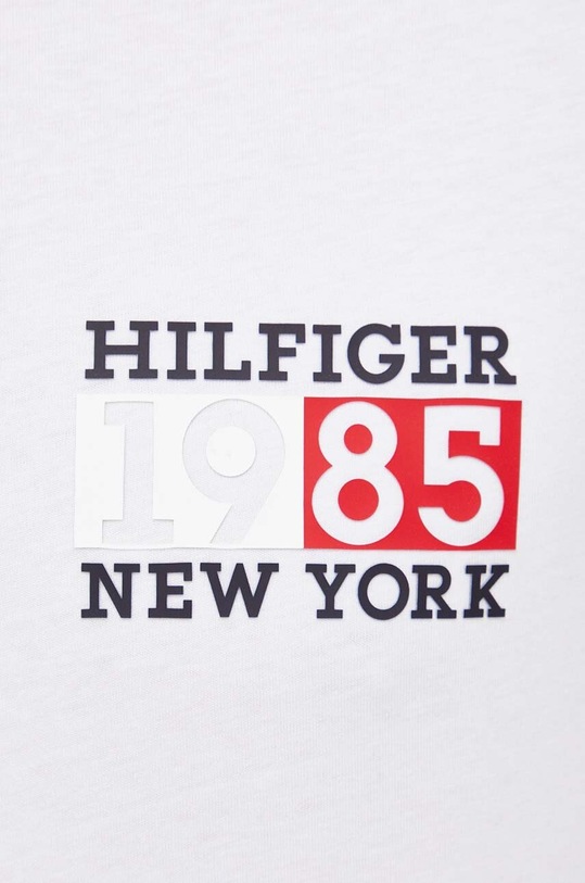Bavlnené tričko Tommy Hilfiger MW0MW32597 biela