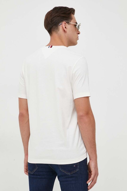 Odzież Tommy Hilfiger t-shirt bawełniany MW0MW32593 beżowy