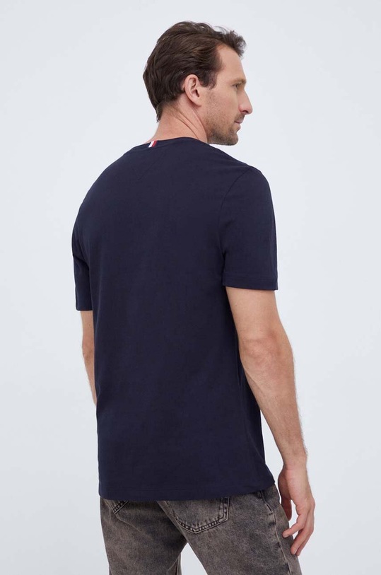 Oblečenie Bavlnené tričko Tommy Hilfiger MW0MW32593 tmavomodrá