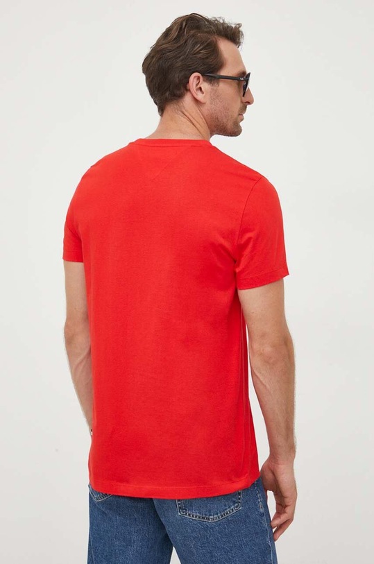 Oblečení Bavlněné tričko Tommy Hilfiger MW0MW32595 červená