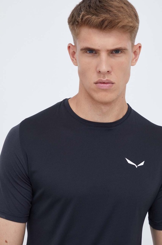 Salewa t-shirt sportowy Pedroc Dry Mesh czarny 00.0000028584