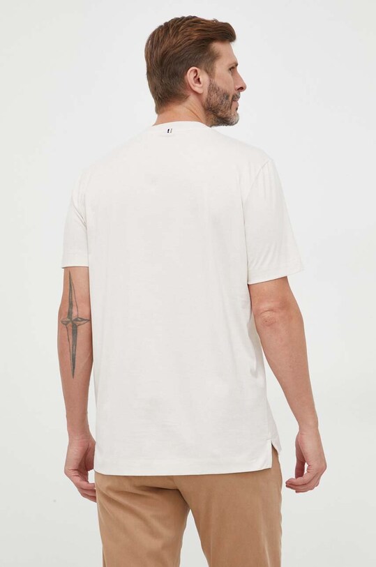 Odzież BOSS t-shirt bawełniany 50498866 beżowy