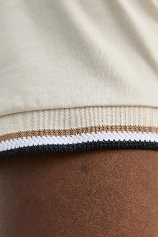 BOSS t-shirt bawełniany 50501097 beżowy