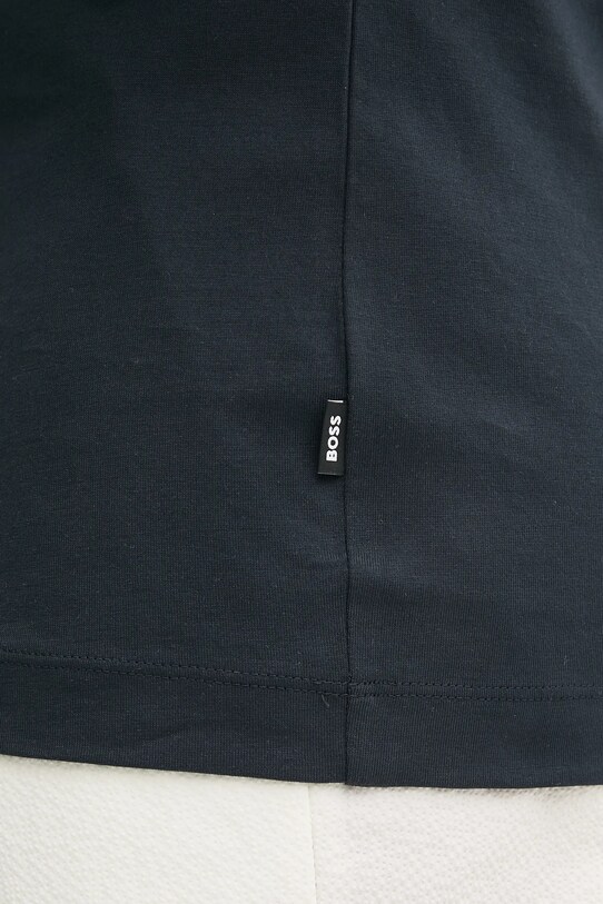 Pamučna majica BOSS Thompson 04 50501097 mornarsko plava