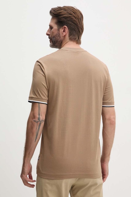 Îmbrăcăminte BOSS tricou din bumbac Thompson 04 50501097 bej