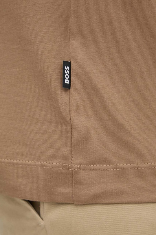 BOSS tricou din bumbac Thompson 04 50501097 bej
