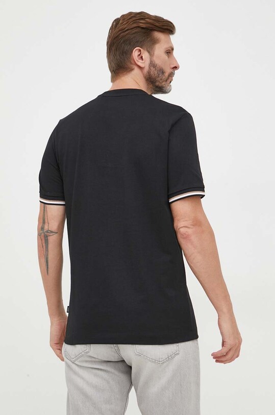 Одежда Хлопковая футболка BOSS 50501097 чёрный