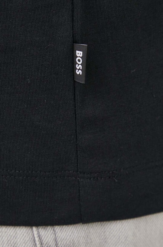 Хлопковая футболка BOSS 50501097 чёрный