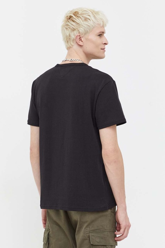 Odzież Tommy Jeans t-shirt bawełniany DM0DM17870 czarny