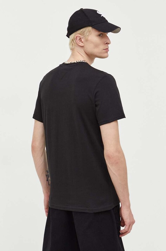 Odzież Tommy Jeans t-shirt bawełniany DM0DM17711 czarny