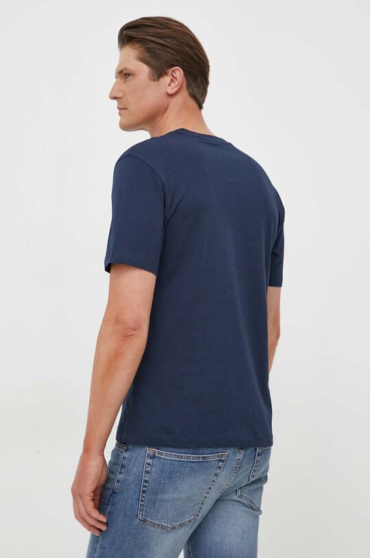 Odzież Trussardi t-shirt bawełniany 52T00771.1T005381 granatowy