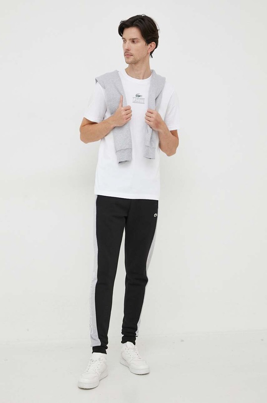 Lacoste t-shirt in cotone TH1147 bianco AW23