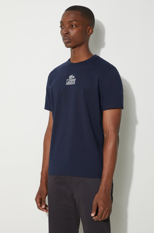 Lacoste cotton t-shirt navy TH1147