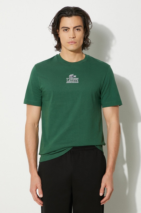 Lacoste cotton t-shirt regular green TH1147