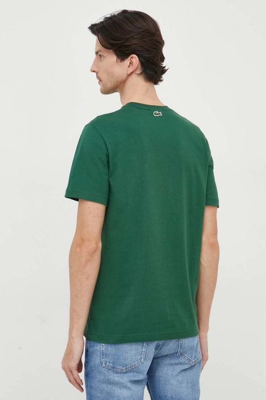 Odzież Lacoste t-shirt bawełniany TH1147 zielony