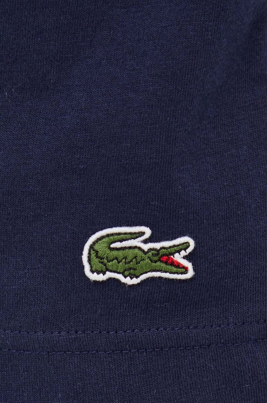 Bavlnené tričko Lacoste TH1285 tmavomodrá
