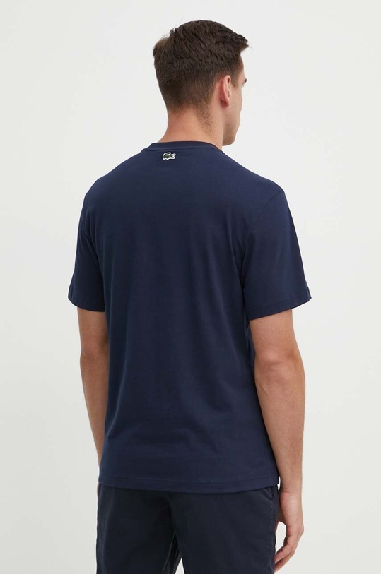 Abbigliamento Lacoste t-shirt in cotone TH1415 blu navy