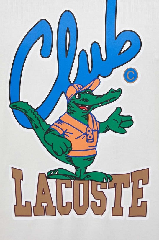 Lacoste t-shirt bawełniany TH1533 biały