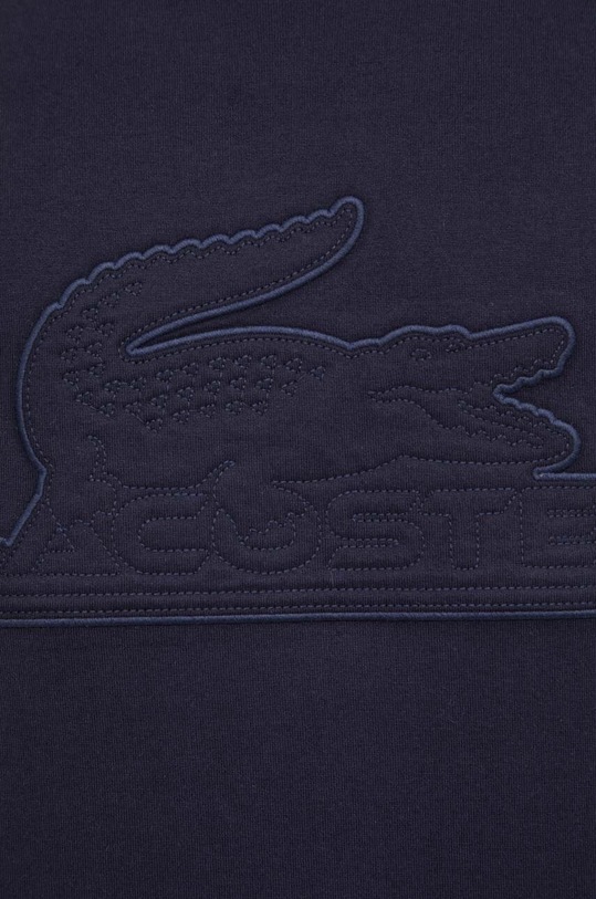 Bavlnené tričko Lacoste TH2104 tmavomodrá