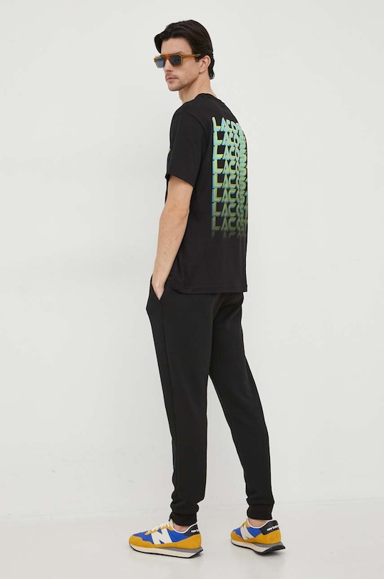 Lacoste pamut póló TH5644 fekete AW23