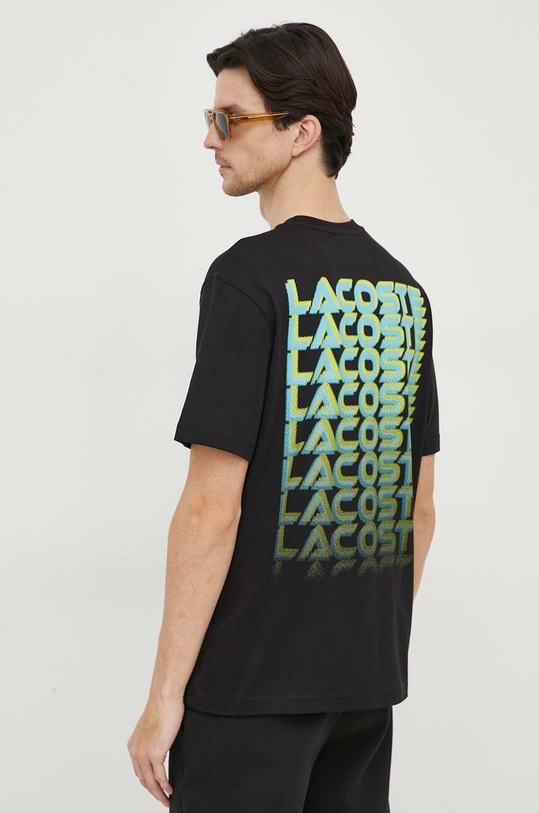 Abbigliamento Lacoste t-shirt in cotone TH5644 nero